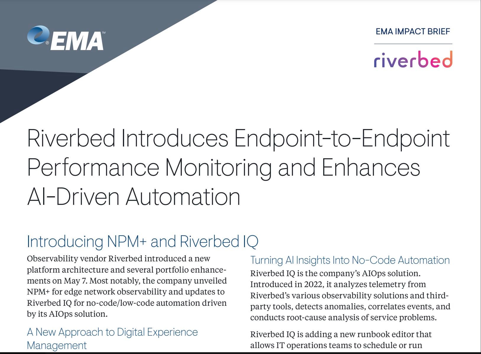 EMA impact brief