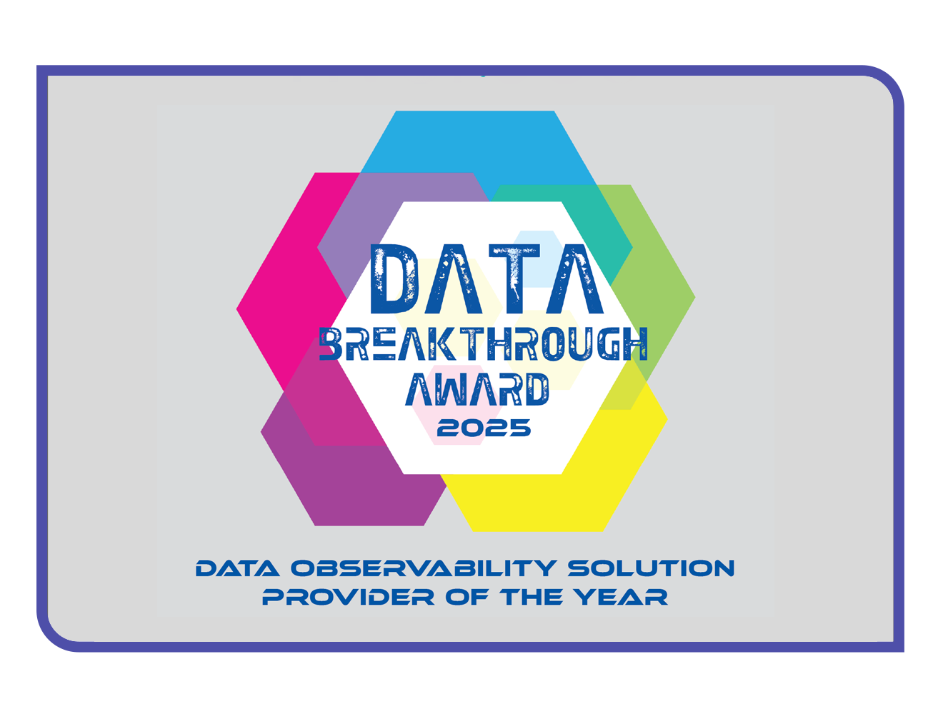 Data Breakthrough Award Badge 2025